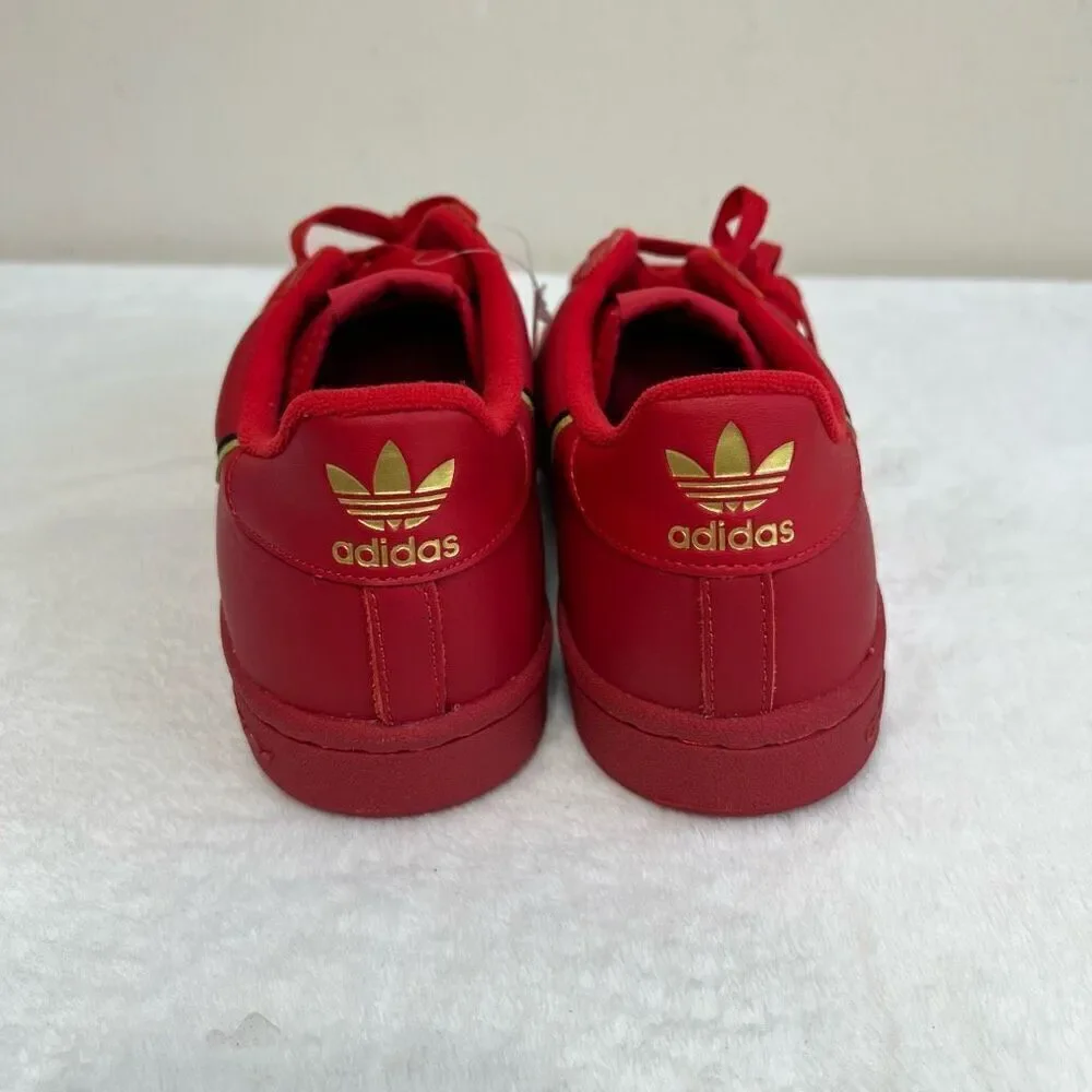 Adidas Red Continental 80 Lace Up Sneakers 9 Men NEW